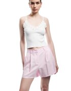 KOTON Top crop cu decolteu in V - Alb