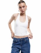KOTON Top crop halter - Alb murdar
