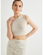 KOTON Top crop tricotat - Bej