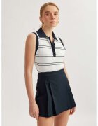 KOTON Top polo slim fit - Alb/Albastru ultramarin
