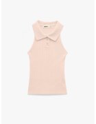 KOTON Top polo slim fit - Roz pal