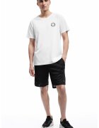KOTON Tricou cu decolteu la baza gatului si maneci raglan - Alb