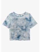 KOTON Tricou de plas acu model - Albastru prafuit