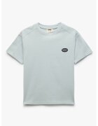 KOTON Tricou din bumbac cu decolteu la baza gatului - Gri deschis