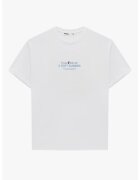 KOTON Tricou din bumbac cu design grafic - Alb/Roz deschis/Albastru deschis