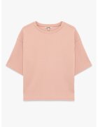KOTON Tricou lejer cu decolteu la baza gatului - Coral