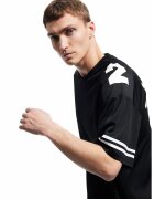 KOTON Tricou lejer cu imprimeu text pe spate - Alb/Negru