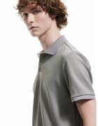 KOTON Tricou polo cu model uni - Gri melange
