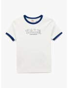 KOTON Tricou reguler fit cu text - Alb/Bleumarin