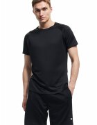 KOTON Tricou uni cu decolteu la baza gatului - Negru stins