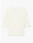 KOTON Tricou uni din amestec de bumbac - Crem