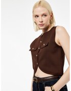 KOTON Vesta crop uni - Maro inchis