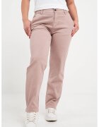 KVL by KENVELO Blugi chino cu talie medie - Roz pal