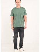 KVL by KENVELO Blugi slim fit cu aspect decolorat - Gri antracit
