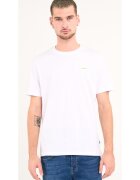 KVL by KENVELO Kenvelo - Tricou barbat cu maneca scurta si logo ( WHITE - Material: Bumbac - Alb