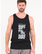 KVL by KENVELO Top cu imprimeu text - Negru