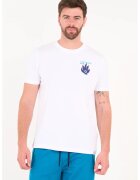 KVL by KENVELO Tricou din bumbac cu imprimeu grafic pe piept - Alb