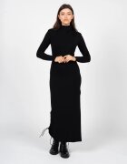 LA HAINE INSIDE US Rochie uni cu slit lateral -