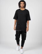 LA HAINE INSIDE US Tricou asimetric lejer Lalbatro - Negru