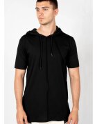 LA HAINE INSIDE US Tricou din bumbac cu gluga reglabila -
