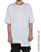 LA HAINE INSIDE US Tricou oversize - Alb