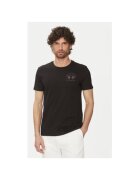 LA MARTINA Tricou barbati MAR009 JS206 - Bumbac - Negru - Negru