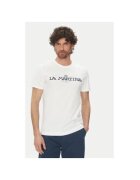LA MARTINA Tricou barbati MAR304 JS206 - Bumbac - Alb - Alb