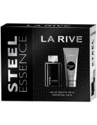 La Rive Set Steel Essence man apa de toaleta 100ml si gel dus 100ml