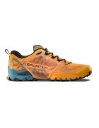 La Sportiva Pantofi Bushido III GTX cu garnituri contrastante pentru alergare - Portocaliu persan/Albastru petrol