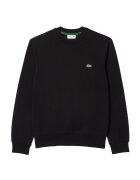 Lacoste Bluza de trening din amestec de bumbac cu logo - Negru