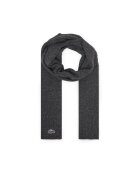 Lacoste Esarfa unisex Bitume Neps - 100% lana - gri