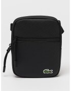 Lacoste Geanta crossbody cu buzunare exterioare cu fermoar - Negru