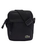 Lacoste Geanta crossbody cu detaliu brodat si model unisex - Negru