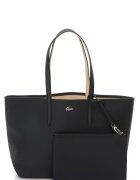 Lacoste Geanta shopper de piele sintetica - Negru