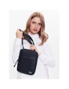 Lacoste Geanta unisex - albastra - material poliuretan - 24x17.5x8 cm