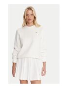 Lacoste Hanorac dama - Bumbac/Poliester - Alb