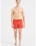 Lacoste Pantaloni scurti de baie cu snur in talie - Rosu