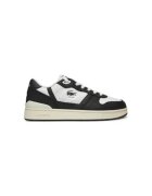 Lacoste Pantofi sport barbati - 748SMA0042 - Piele naturala - 47 EU - Alb/Negru - Alb/Negru