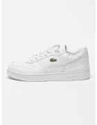 Lacoste Pantofi sport de piele cu logo - Alb optic