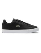 Lacoste Pantofi sport din piele cu garnituri din material sintetic - Negru