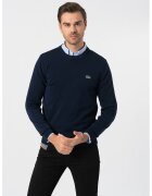 Lacoste Pulover regular fit de bumbac organic - Bleumarin