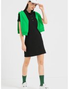 Lacoste Rochie polo din material pique cu logo discret - Negru