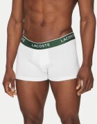 Lacoste Set 3 boxeri barbati - 304997846 - Bumbac - Alb - Alb