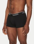 Lacoste Set 3 boxeri barbati - 304997853 - Bumbac - Negru