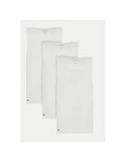 Lacoste Set 3 maiouri barbati - 304998072 - Bumbac - Alb - Alb