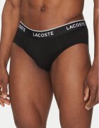 Lacoste Set 3 slipuri barbati - 304998010 - Bumbac - Negru - Negru
