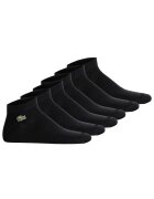Lacoste Set de sosete scurte unisex - 3 perechi - Negru