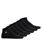 Lacoste Set de sosete unisex pana la glezna - cu logo - 6 perechi - Negru