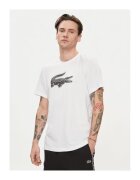 Lacoste Tricou barbati - 303720346 - Bumbac/Poliester - Alb - Alb