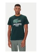 Lacoste Tricou barbati - verde - 100% bumbac -